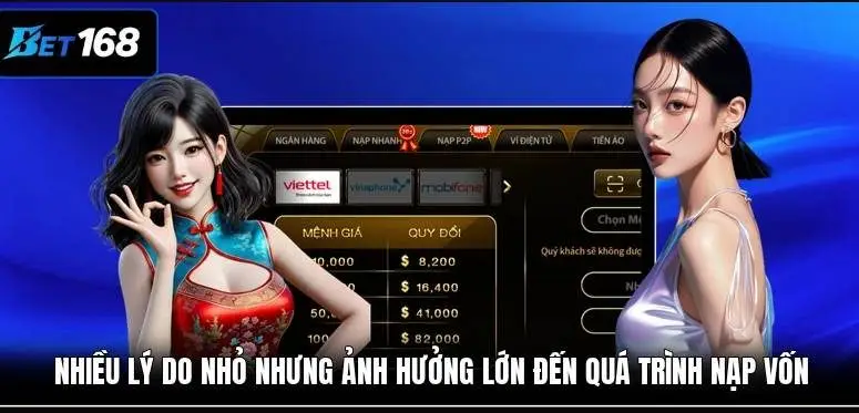 Nạp Tiền Bet168 Qua Ví Điện Tử